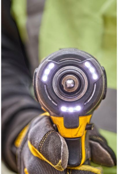 Шурупокрут ударний гідравлічний акумуляторний безщітковий DeWALT DCF870NT