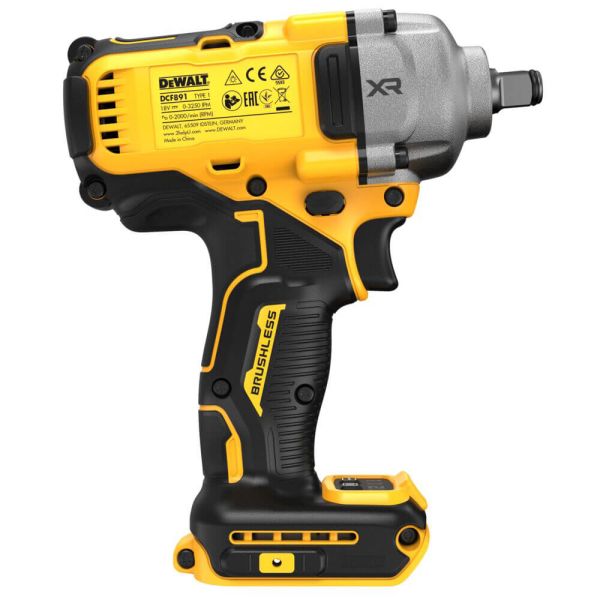 Гайкокрут ударний акумуляторний безщітковий DeWALT DCF891NT