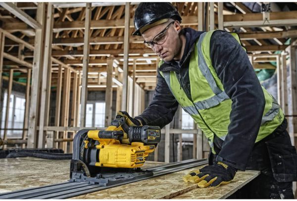 Пила дискова занурювальна акумуляторна безщіткова DeWALT DCS520T2R