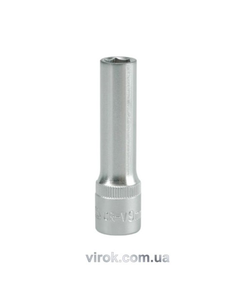 Головка торцева 6-гранна YATO : подовжена, квадрат 3/8