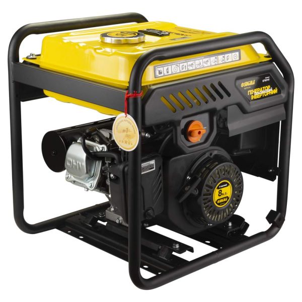 Генератор інверторний бензиновий 220В 4.0/4.5кВт 12л 4-х тактний ручний запуск SIGMA (5710741)