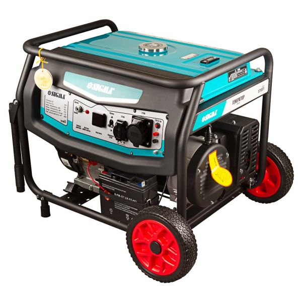 Генератор бензиновий 220В 8.5/9.0кВт 4-х тактний електрозапуск SIGMA (5710571)