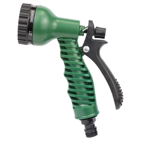 Набір для поливу пістолет-розпилювач 7 режимів, 2 конектори ½" + адаптер ½-¾" (ABS) GRAD (5012525)