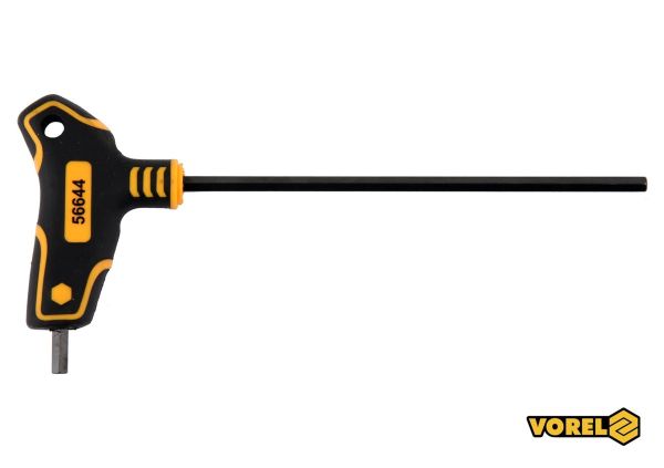 Ключ шестигранний VOREL : тип "Т", HEX 5 x 150 x 90 мм, Cr-V 6150 [24/194]