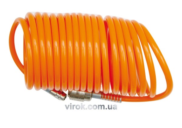 Шланг пневматичний VOREL Ø= 6х8 мм, l= 5 м з швидкознімним з'єднанням [50]