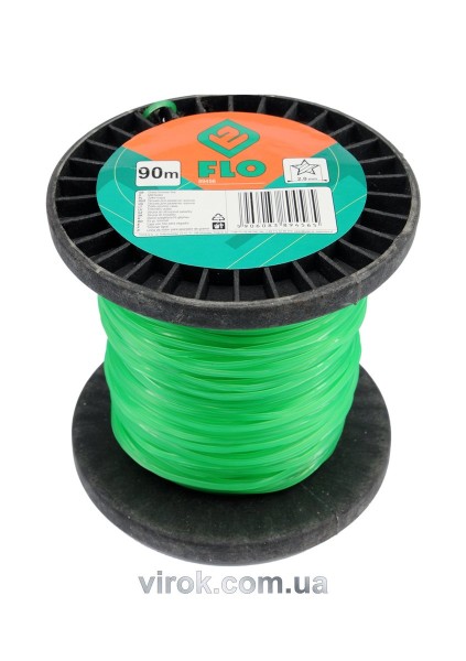 Жилка для тримера зірка FLO : Ø= 2 мм, l= 90 м (бобіна) [9/27]
