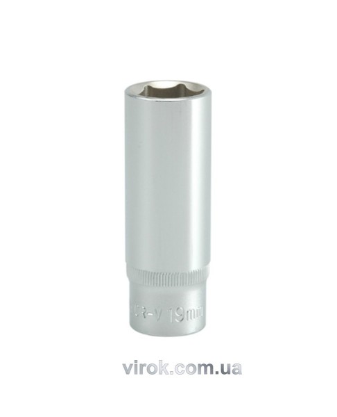 Головка торцева 6-гранна YATO : подовжена, квадрат 1/2