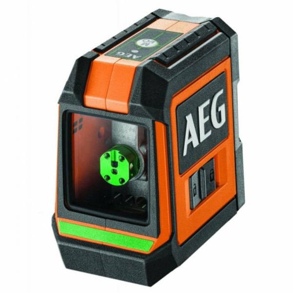 Нівелір лазерний AEG; дальність- 20 м, точність- 0,4 мм/1м, гориз. і вертик. зелені промені з облад.