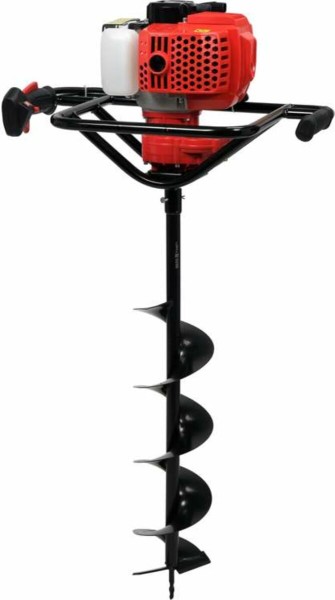 Мотобур бензиновий YATO; 1,4 кВт, зі шнеком Ø≤ 200 мм, 320 об/хв, 3 шнека і подовжува [1/6]