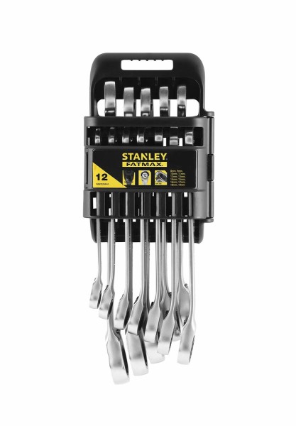 Набір ключів комбінованих з тріщаткою Stanley FatMax 12 од. (?????)