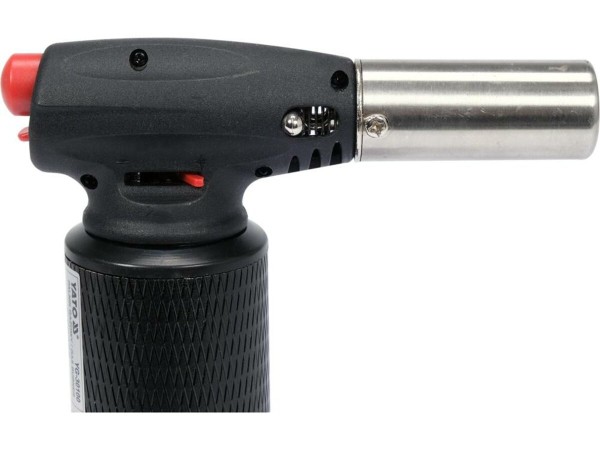 Пальник газовий (бутан) для кухні YATO, з п'єзозап, 375Вт, t= 1350 °С, час праці- 90-120хв, 45мл [6]