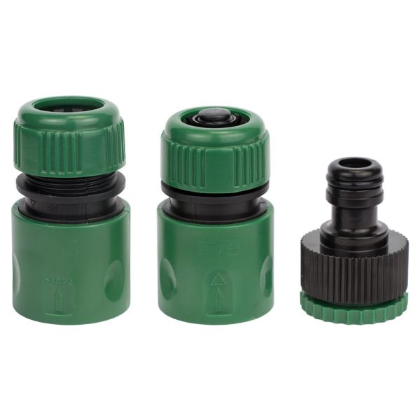 Набір для поливу пістолет-розпилювач 7 режимів, 2 конектори ½" + адаптер ½-¾" (ABS) GRAD (5012525)