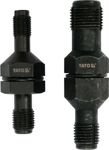 Набір для ремонту різьби свічок запалення  YATO : M10x1 мм,M12x1,25 мм,M14x1,5 мм,M18x1,5 мм, 2 шт.