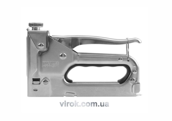 Степлер з регулятором сили YATO : для скоб b=11,3 мм, h= 4-14 мм, t= 0,7 мм [12/24]