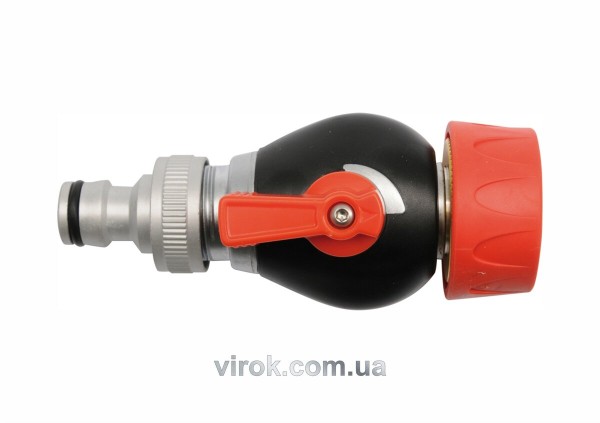 Розподілювач води 1-оканал. YATO з вентилем на шланг d= 1/2