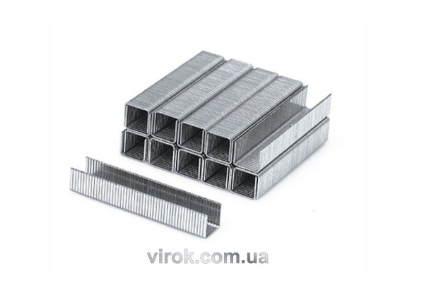 Скоби до степлера YATO : h= 8 мм, b= 10.6 мм, t= 1.2 мм, уп. 1000 шт. [50/200]