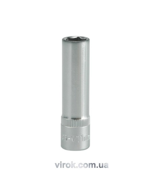 Головка торцева 6-гранна YATO : подовжена, квадрат 3/8