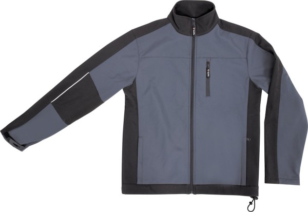 Куртка робоча SOFTSHELL YATO розмір S, чорно-темно-сіра, 3 кишені, 96% поліестер і 4% спандекс [10]