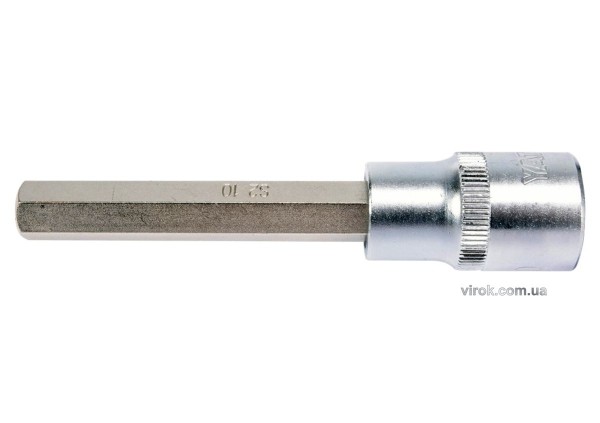 Головка торцева з насадкою HEX YATO : квадрат 1/2