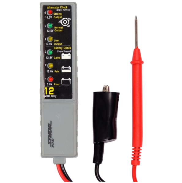 Тестер діодний цифровий STHOR напруги акумуляторів і генераторів до 12 В [24/48]