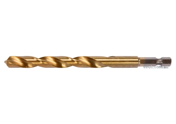 Свердло по металу титанове YATO : HSS-ТІN, Ø= 9 мм, l= 125 мм, 6-гран. HEX-1/4