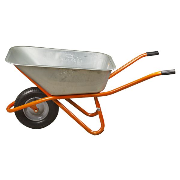 Тачка будівельна одноколісна 90л 200кг колесо 15" (з 4-х ЧАСТИН) FLORA (5056464)