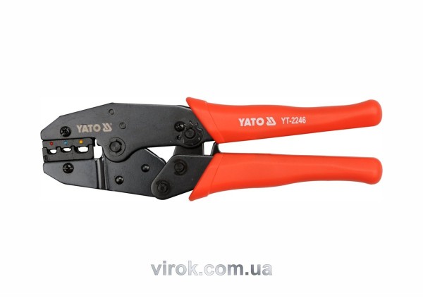 Кліщі для обтискання і зачистки проводів YATO, L=220 мм [5/30]