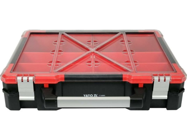 Органайзер пластиковий YATO з 12 комірками, 490x 420x 115 мм [4]