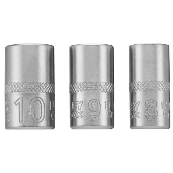 Набір торцевих головок 1/4 Maxi Drive, із шестигранним профілем, 3 шт: 8, 9, 10 мм STANLEY FMMT17091-0