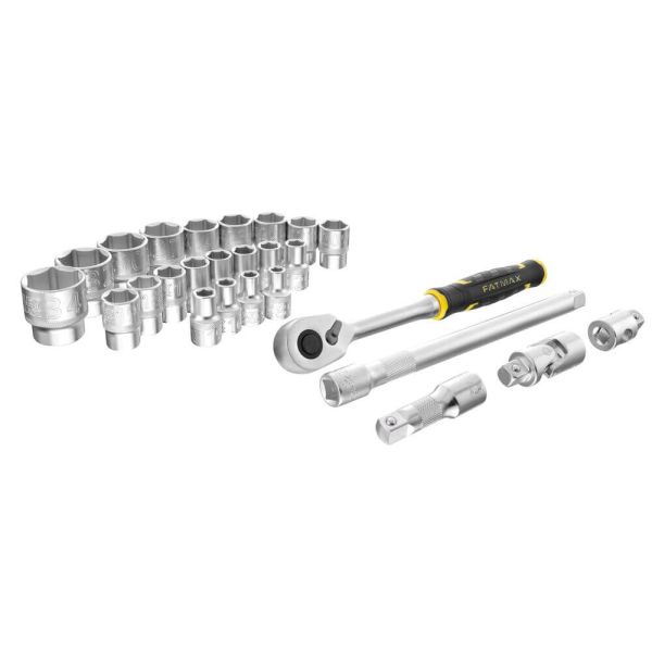 Набір торцевих головок 1/2 FATMAX® Maxi Drive, шестигранних, 26 предметів STANLEY FMMT98103-1