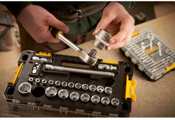 Набір торцевих головок 1/2 FATMAX® Maxi Drive, шестигранних, 26 предметів STANLEY FMMT98103-1