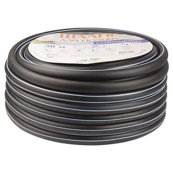 Шланг для поливу Обсидіан 4 шари армований ¾" 30м FLORA (5064054)