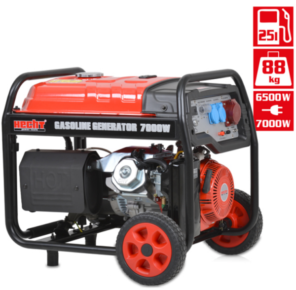 Генератор бензиновий трифазний HECHT GG 8000