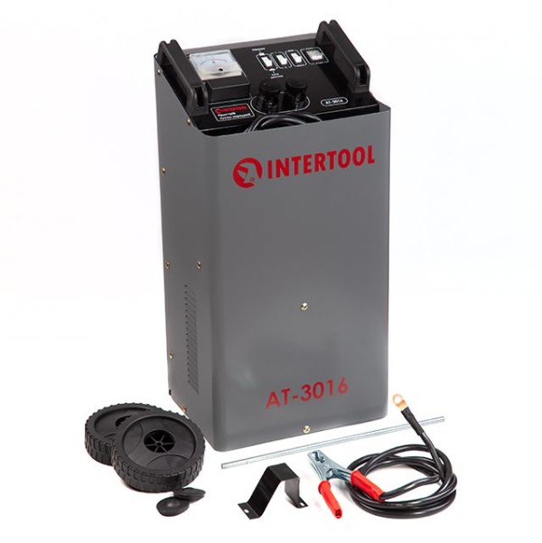 Пускозарядний пристрій 12 В - 24 В, 300 А, 1.2 кВт INTERTOOL AT-3016