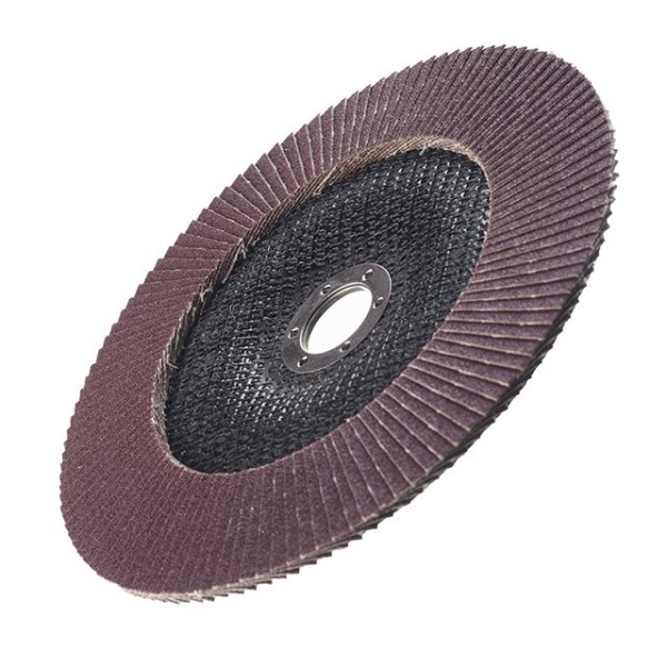 Диск шліфувальний пелюстковий 180 x 22мм зерно K120 INTERTOOL BT-0232