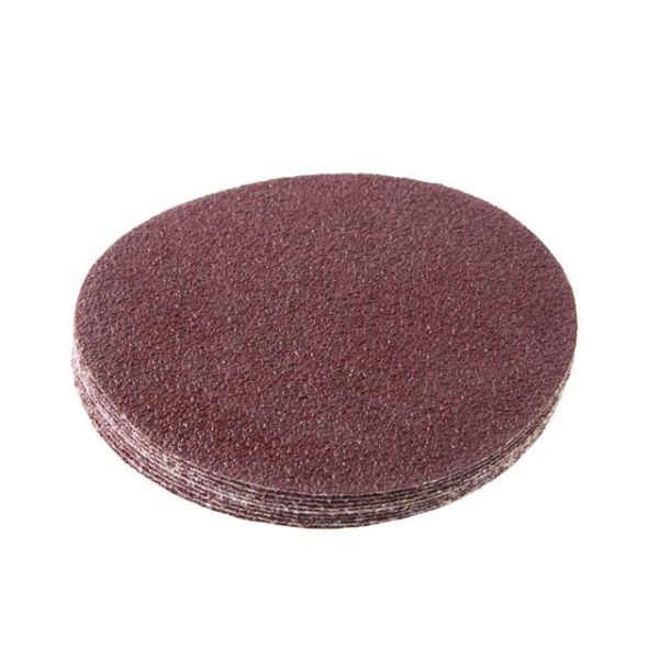 Круг наждачний самоклейний 125 мм, папір класу E, щільність - 220 г/м², К40, уп. 10 од. INTERTOOL BT-0554