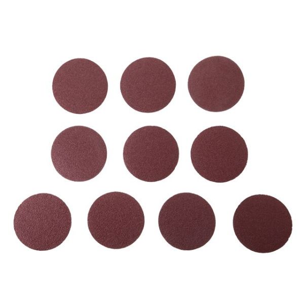 Круг наждачний самоклейний 125 мм, папір класу E, щільність - 220 г/м², К40, уп. 10 од. INTERTOOL BT-0554