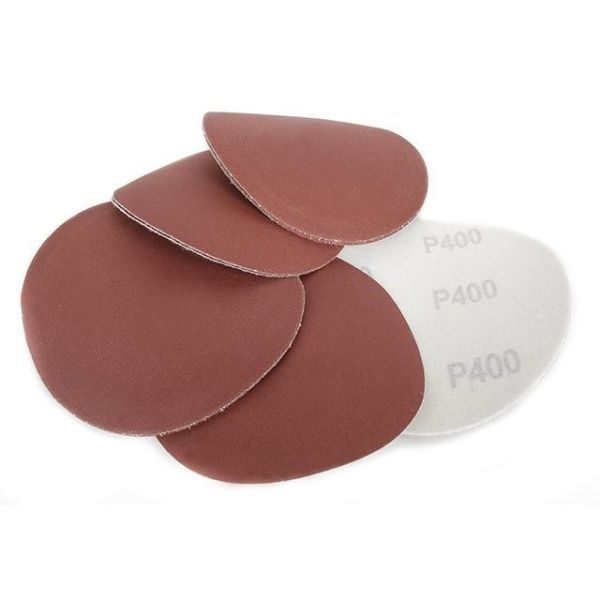 Круг наждачний самоклейний 125 мм, папір класу E, щільність - 220 г/м², К400, уп. 10 од. INTERTOOL BT-0569