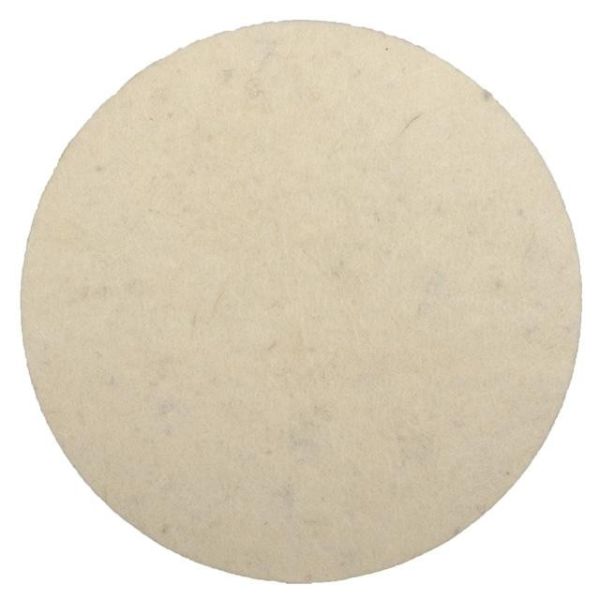 Диск полірувальний з натуральної повсті самоклейний 125*7 мм INTERTOOL BT-0601