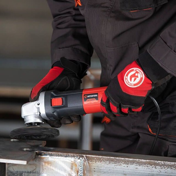 Диск зачистний із спіненого абразиву чорний 125*22,2*13 мм, P46, T27 INTERTOOL BT-0602