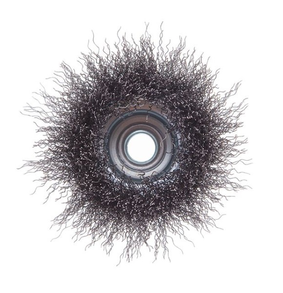 Щітка чашкова 85 мм, для КШМ, М14 (кручений дріт) INTERTOOL BT-1085