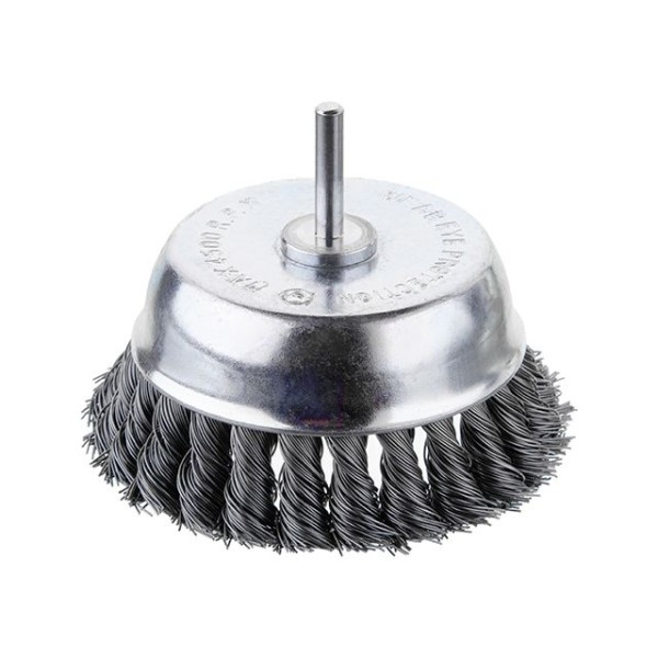 Щітка чашкова 100 мм для дриля, 1/4