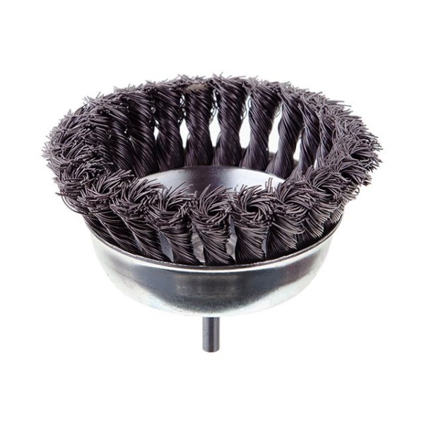 Щітка чашкова 100 мм для дриля, 1/4