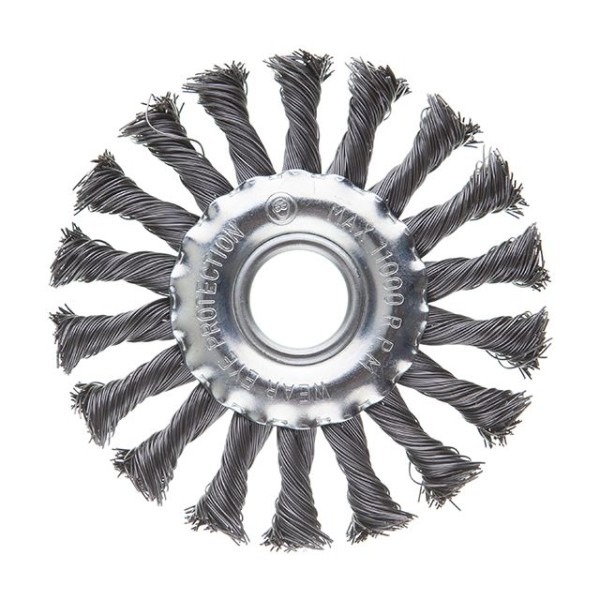 Щітка кільцева 115x22.2 мм (пучки крученого дроту) INTERTOOL BT-7115