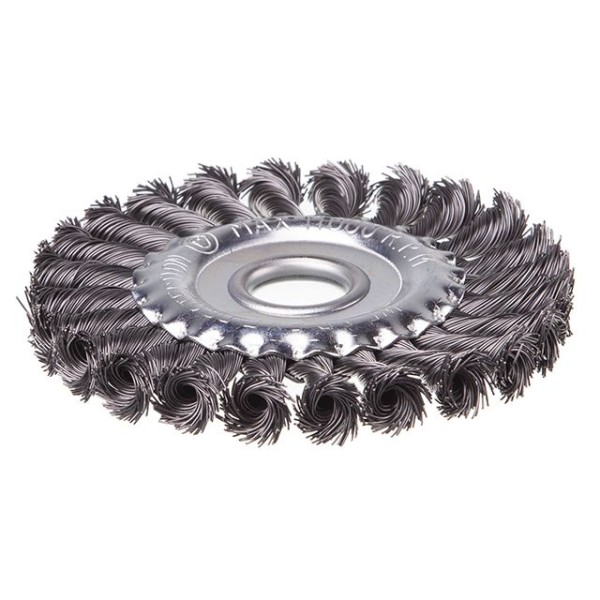 Щітка кільцева 125x22.2 мм (пучки крученого дроту) INTERTOOL BT-7125