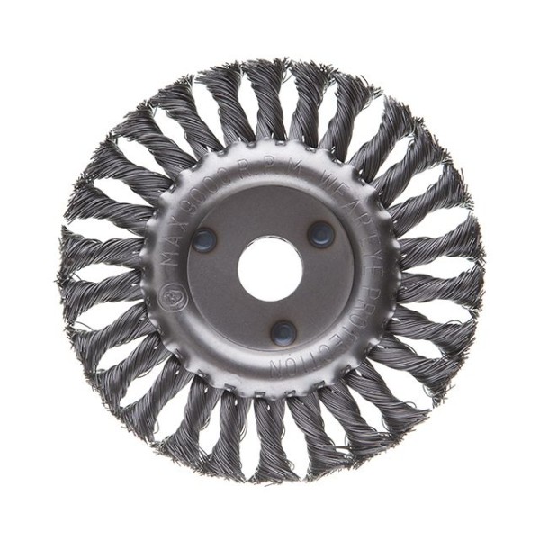 Щітка кільцева 150x22.2 мм (пучки крученого дроту) INTERTOOL BT-7150