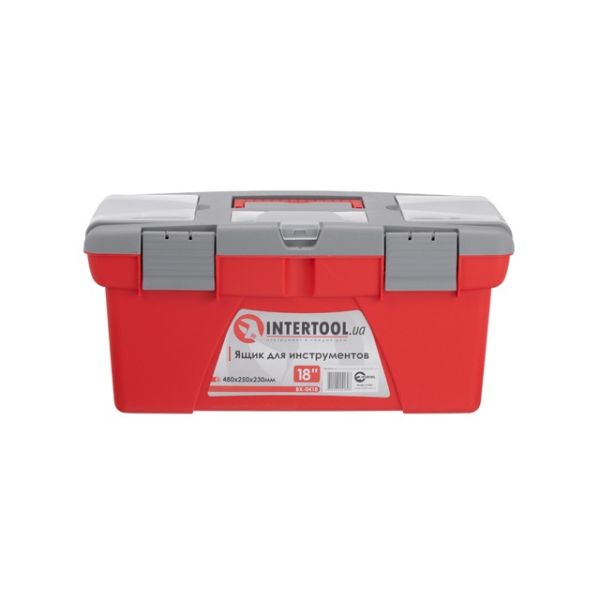 Ящик для інструментів 18" 480*250*230 мм INTERTOOL BX-0418