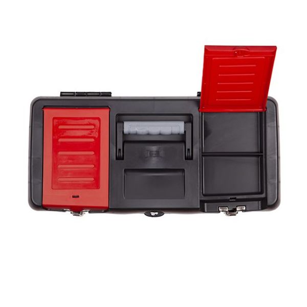 Ящик для інструменту з металевими замками, 19", 483*242*240 мм INTERTOOL BX-1019