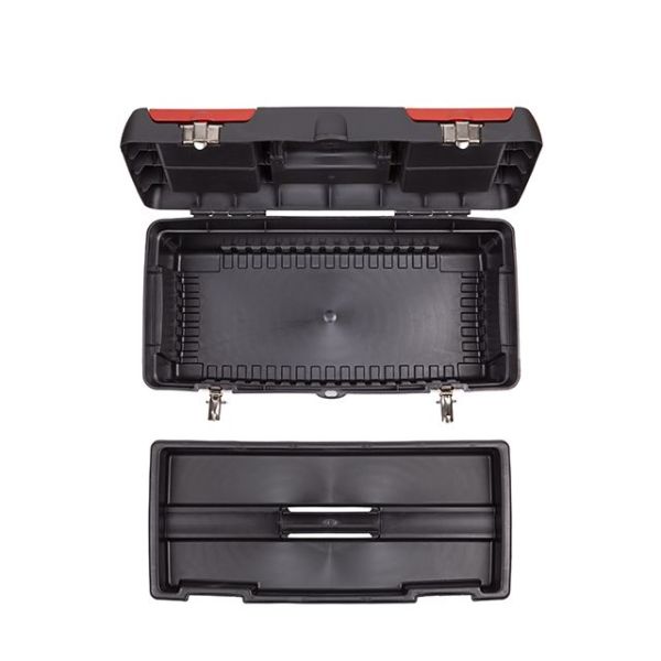 Ящик для інструменту з металевими замками, 19", 483*242*240 мм INTERTOOL BX-1019