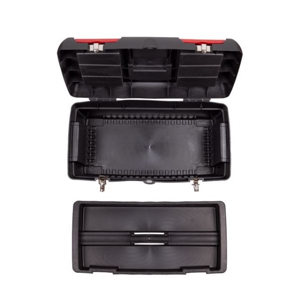 Ящик для інструментів з металевими замками, 24", 610*255*251 мм INTERTOOL BX-1024